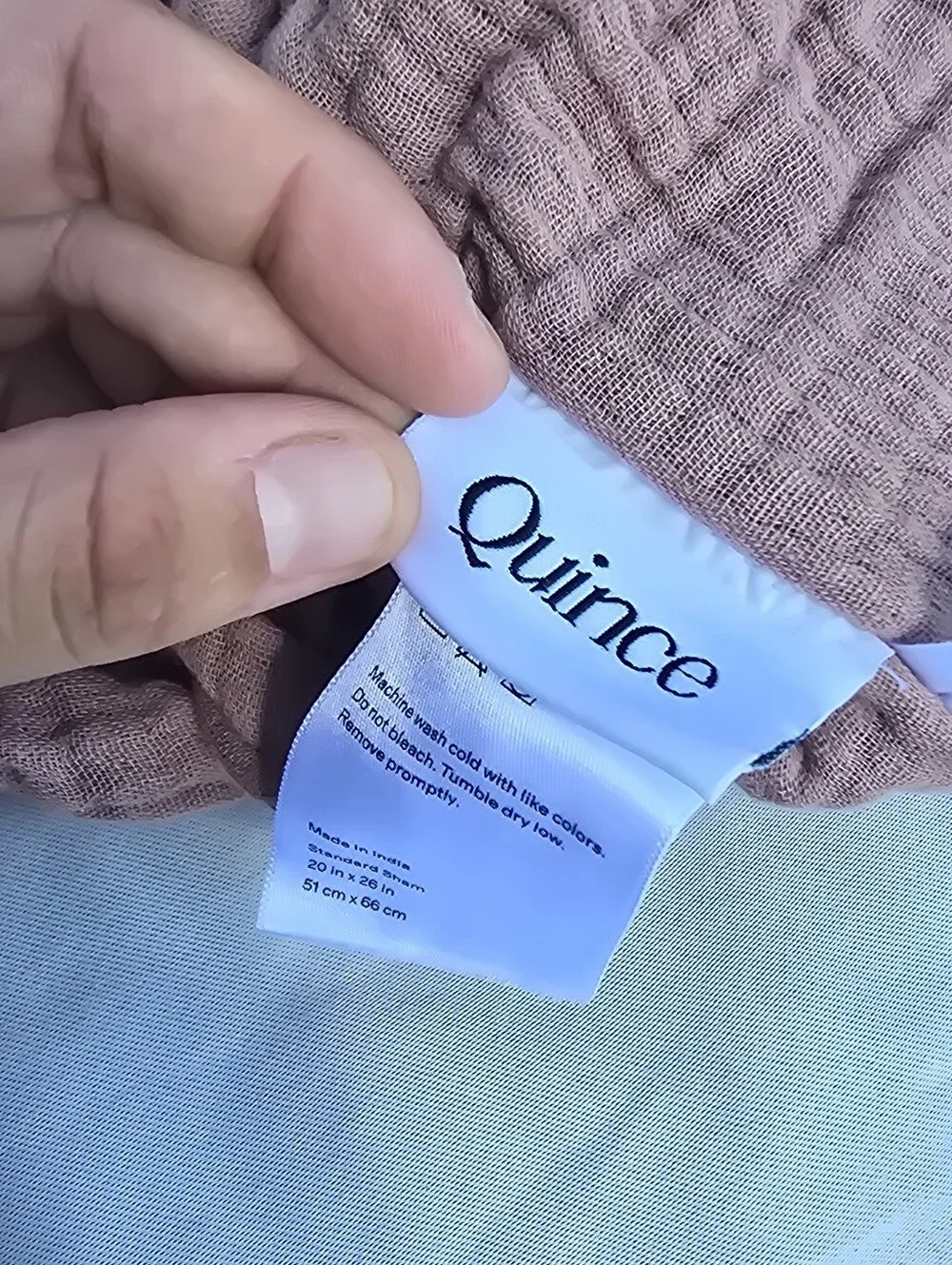 NWT Quince Twin Airy Gauze Dream Quilt Set 1 Sham Fig Organic Cotton
